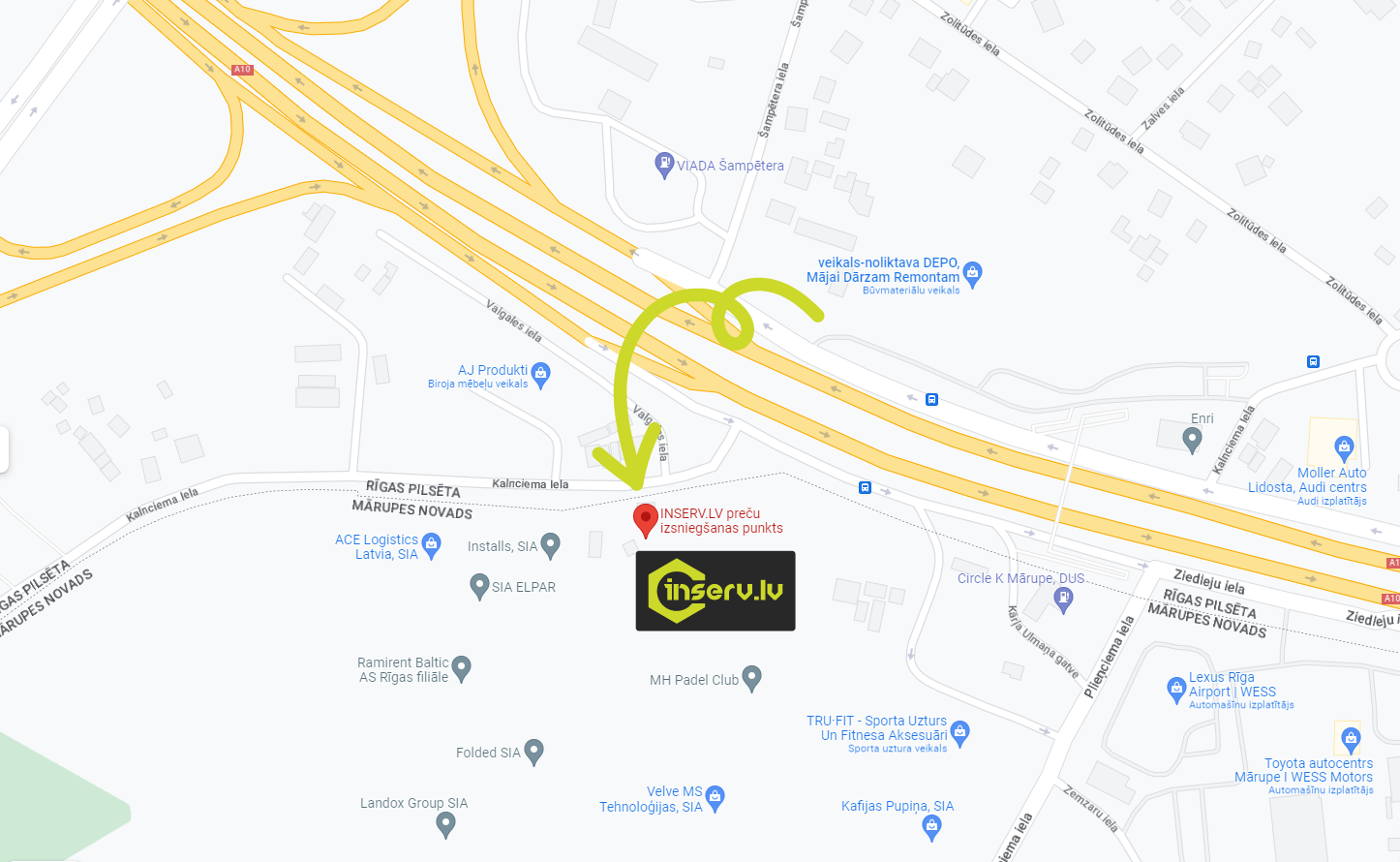 Jaunās veikala telpas atradīsies šeit!