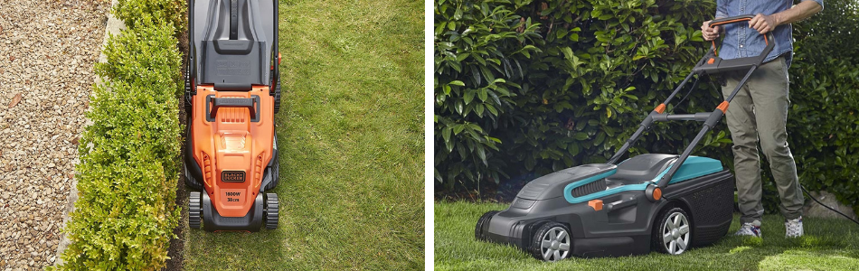 elektriskais zāles pļāvējs 