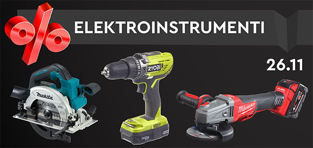 Elektroinstrumentu melna piektdiena