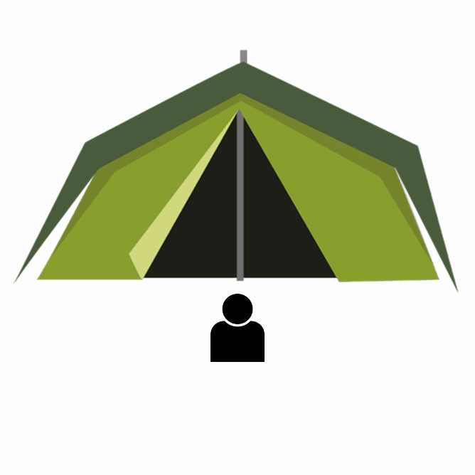 1-местная палатка