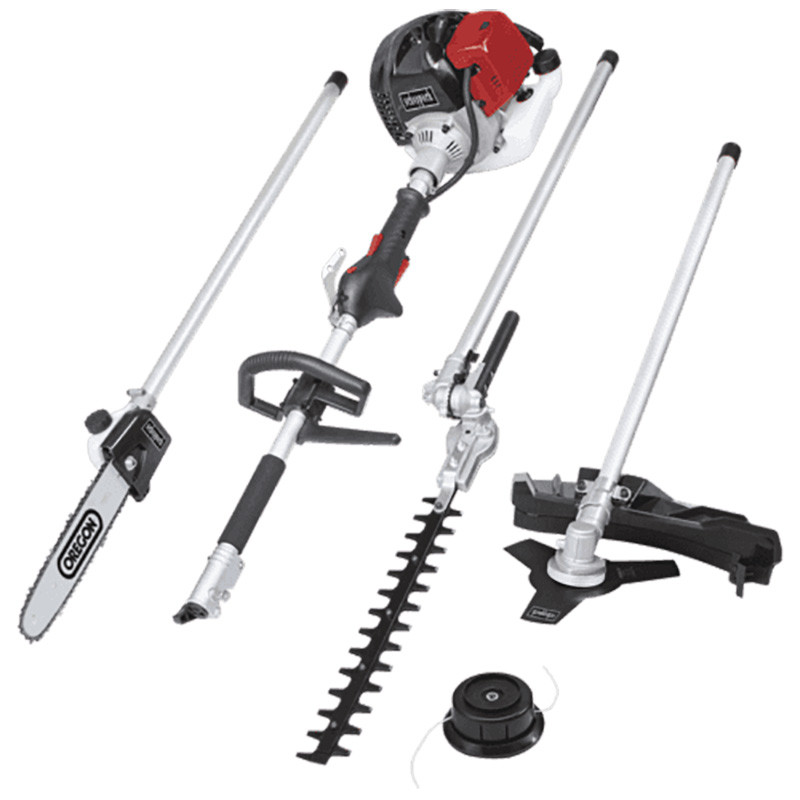 Dārza daudzfunkciju instruments ar piederumiem