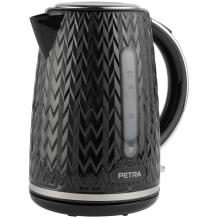 Petra Tējkanna PT3864BLKVDEEU10, 2200 W, 1.7 L, 360° pagriešana, ūdens līmeņa indikators, automātiska atslēgšanās