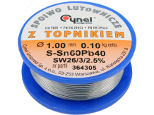 SOLDER SN60PB40 1.0MM 100G 76810 TOYA