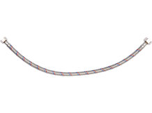 Savienojuma šļūtene F/F 1/2" x 3/8", FALA, 71809, 500mm, nerūsējošais tērauds, EPDM gumija, maksimālā temperatūra 90°C, maksimālais spiediens 1MPa