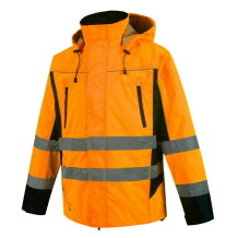 Hi-vis jacket, orange/black, L, Pesso, DENVER_O-L, EN ISO 20471:2013 Class 2