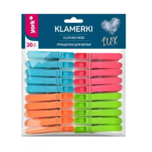Veļas knaģi LUX 20 gab. YORK 36096080