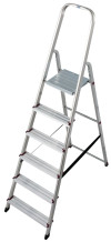 Buitinės kopėčios CORDA 1x6 pakopos 150kg 000736 KRAUSE