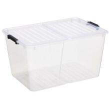 Nhg Home box Flex 2753252, 50L, прямоугольная, прозрачная, пластик, 560mm, 390mm, 300mm