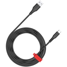 Кабель с подключением USB A к USB C мощностью 18 Вт и длиной 1.2 м AC18SC A-C 18W 1.2 m Черный CNS-AC18SC12B CANYON