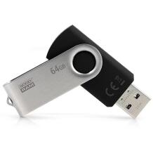 Goodram 64GB UTS3 USB 3.0 mälupulk, UTS3-0640K0R11, 64GB, 60MB/s, 20MB/s, must