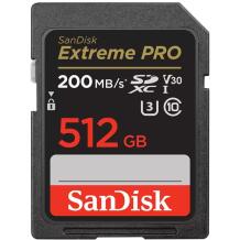 Sandisk Extreme PRO карта памяти SDSDXXD-512G-GN4IN, 512 ГБ, 200 МБ/с, 140 МБ/с, U3, V30, водонепроницаемая, ударопрочная