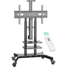 Onkron TV alus TS1881E-B, ekraani suurus 127-218 cm, maksimaalne koormus 105.9 kg, kõrguse reguleerimine 1350-1650 mm, 2 riiulit