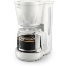Philips Кофеварка HD7411/00, Мощность 1080 Вт, Объем резервуара для воды 1.25 Л, Вместимость 10 чашек, Дисплей TFT, Цвет Белый