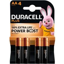 Duracell Akumuliatorius Plus Boost MN1500 BL4, 4 vnt., AA, 0.096 kg, 4 papildomi akumuliatoriai