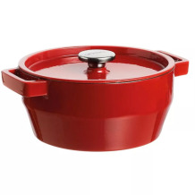 PYREX 6.3L round cast iron/Ø28cm/red 33SC5AC28 Pyrex