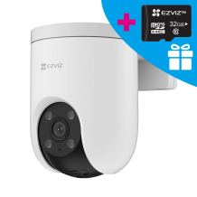 Ezviz H8C Pro CS-H8c-Pro-4K Āra 8MP 4K Pan & Tilt 360° Wi-Fi Kamera MicroSD / Krāsu Nakts Redze / Aktīva Aizsardzība Balts