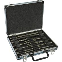 Makita puurekomplekt D-42400, 13 tk, SDS-plus, 5-16mm, 27mm töö pikkus, 2 peitlit, betoon, kivi