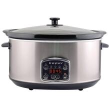 Beper Aeglane keetmine katel BC.510, 280 W, 4.5 l, 3 seadet, klaasist kaas, roostevaba teras