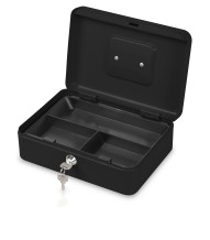 Naudas kaste, KREATOR, KRT691250, Izmērs: 250x180x86mm, 3 nodalījumi monētām, 1 nodalījums banknotēm