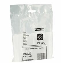 Клеевые стержни 7x100мм, многофункциональные, прозрачные, 250г, RAPID, 57002006, Белый