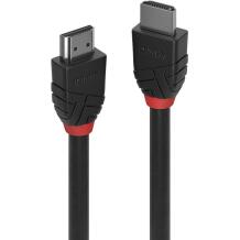 Lindy HDMI kabelis 36774, 5 m, 8K60Hz, 48 Gbit/s, 3 x HDMI Type A, Vīriešu, PVC, Melns