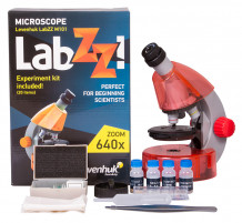 Mikroskops bērniem ar eksperimentālo komplektu LabZZ M101 40x-640x L69731 LEVENHUK