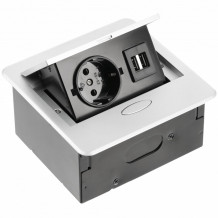 Galda kontaktligzda, 2xUSB, AVARO; AE-PB1SAVA-53 GTV