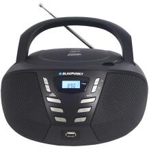Blaupunkt Radijas BB7BK, 230mm, 240mm, 128mm, 1.1kg, LCD ekranas, 2.4W, 1xAUX, 1xUSB, 1x3.5mm, 2 garsiakalbiai, 6 baterijos