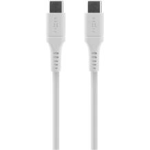 Fixed USB-C kaabel, FIXDLS-CC05-WH, 0,5m, 60W, 480 Mbps, valge, USB Power Delivery