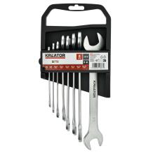 Набор гаечных ключей 6-22мм двойной открытый - 8 шт KREATOR KRTH30001 Chrome vanadium