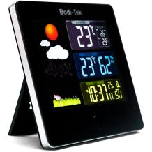 Bodi-Tek Meteoroloģiskā stacija BT-HGWS-EU/1,2, 60m, 0-50°C, -19,9-59,9°C, 20-95% RH, krāsains displejs, modinātājs