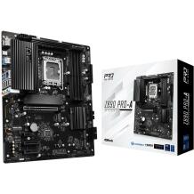 Asrock Emaplaat Z890 PRO-A, 4 x DDR5 DIMM, 256 GB, 1 PCIe 5.0 x16, 1 HDMI, 1 DisplayPort, 1 Thunderbolt 4 Type-C, 7.1 CH heli
