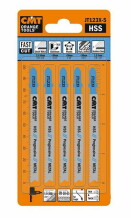 Полотно для лобзика по металлу 75x1,2-2,6/10-21TPI, CMT, JT123X-5, 5 шт, HSS