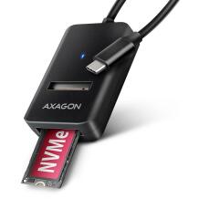 Axagon SSD adapter ADM2-CM USB-C 10Gbps, M.2, 0.1m kaabel, UASP, TRIM, S.M.A.R.T.