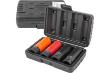 Smūginės galvutės rinkinys Forsage F-4032TH44 4 dalys 1/2" 6-kampis aukštos kokybės plienas