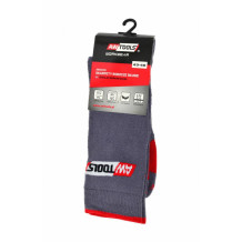 Augstās potītes darba zeķes, 39-42 izmērs, 77% kokvilna, ērta un elpojoša, AW02120, AWTOOLS