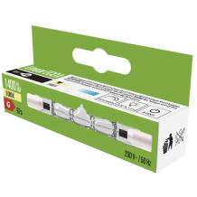 Emos linijinė halogeninė lemputė J78 ZE0101, 80 W, 230 V, 1400 lm, 3000 K, R7s, 360°, 8000 ciklų