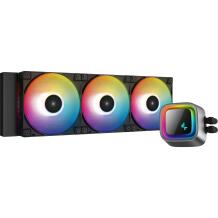 Deepcool LS720 A-RGB процессорный жидкостный кулер R-LS720-BKAMNT-G-1, 360 мм, 85,85 cfm, 32,9 дБ(A), 3 вентилятора, PWM, RGB