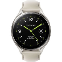 Viedpulkstenis ar alumīnija sakausējuma korpusu, Google Pay atbalstu un ūdensizturīgu dizainu Watch 2 Grey/White BHR9306GL Xiaomi