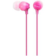 Sony Kõrvaklapid MDREX15LPPIZPI.AE, 16Ω, 100dB, 1.2m, 3.5mm, suletud akustika, dünaamiline, roosa