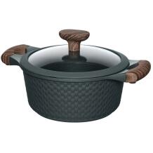 Resto kastrul 93901 2.4L, diameeter 20 cm, ümmargune, alumiinium, klaasist kaas, ergonoomilised käepidemed, induktsioonipõhi