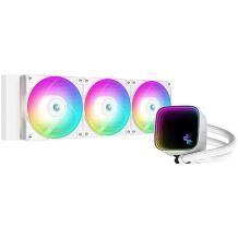 Deepcool Жидкостный кулер R-LS720-WHAMMM-G-1, 360 мм, 85.85 cfm, 3 вентилятора, RGB LED, PWM, 500-2250 RPM