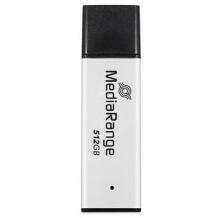 Mediarange USB mälupulk MR1904, 512 GB, USB Type-A, 3.2 Gen 1, lugemiskiirus 250 MB/s, kirjutamiskiirus 160 MB/s, alumiiniumkorpus