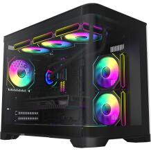 Gamemax Korpus HYPE-M BK, 2 x 3.5", 3 x 2.5", 4 laiendusslotti, ATX, 2 x USB 2.0, 1 x USB 3.0, 1 x kõrvaklapid