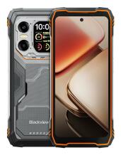 Blackview Xplore 1 5G viedtālrunis MediaTek Dimensity 7050 12GB RAM 256GB 6.78″ 120Hz displejs sekundārais ekrāns 20000 mAh akumulators oranžs