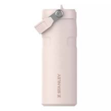 Термос с трубочкой Stanley The IceFlow Bottle Flip Straw 2.0 2812110119 0,47 л светло-розовый