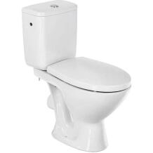 Cersanit WC Carmen 680138, 66cm, 36cm, 80cm, 3/5L, horisontaalne väljalaskeava, Soft Close kaas