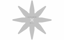 Peilis Ambrogio, 35cm, 8 žvaigždžių, Auto-Mow, 34899781, 35cm, 0,9mm