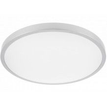 Griestu gaismeklis ATOL LED, Ø400mm, 4000K, 32W, 2560lm, IP54, sudrabs; LD-ATOL32W-NW-02 GTV