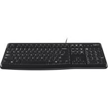Logitech Klaviatuur K120 920-002479 USB, 1.5 m kaabel, QWERTY, must, täissuuruses, madala profiiliga, pritsmekindel kuni 60 ml